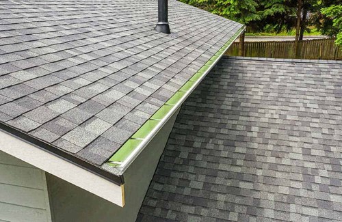 Professional gutter installation on Lake Forest Park Home