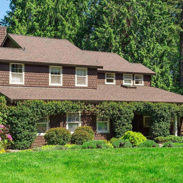 Bainbridge Island brown roof replacement project